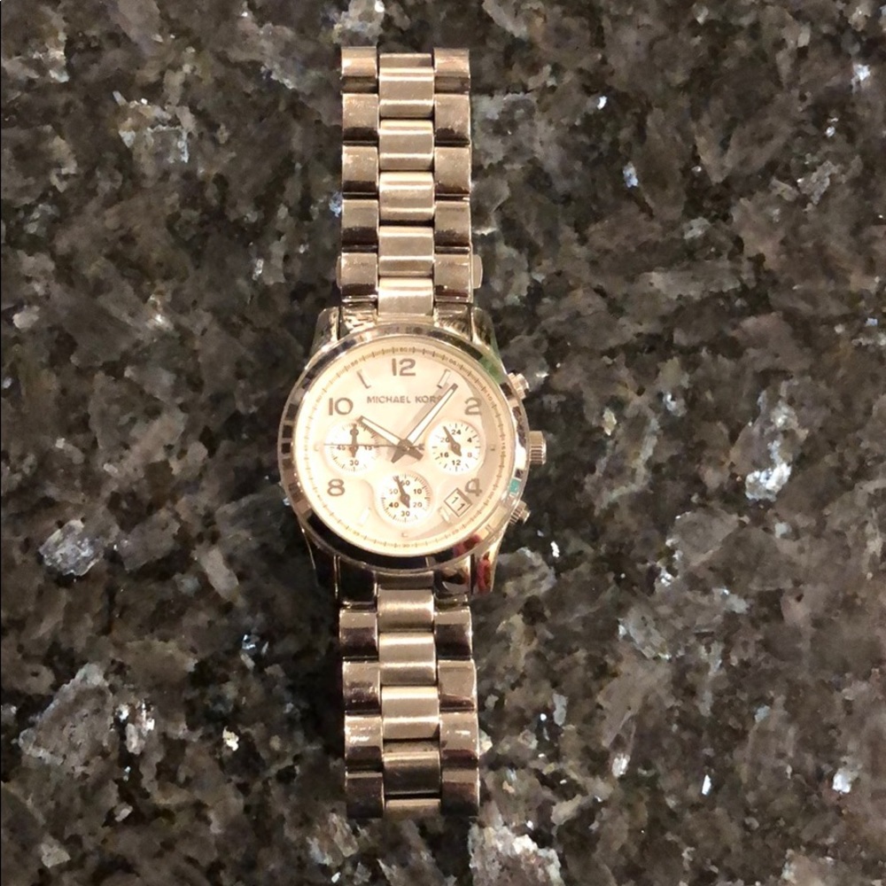 Silver Michael Kors watch